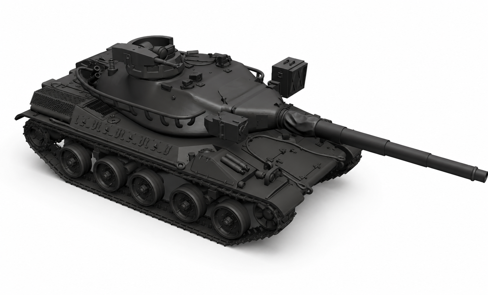 SSMODEL 1/350 AMX-30B2 French MBT Tank Resin Model Kit TSS3500366 — detail view 2