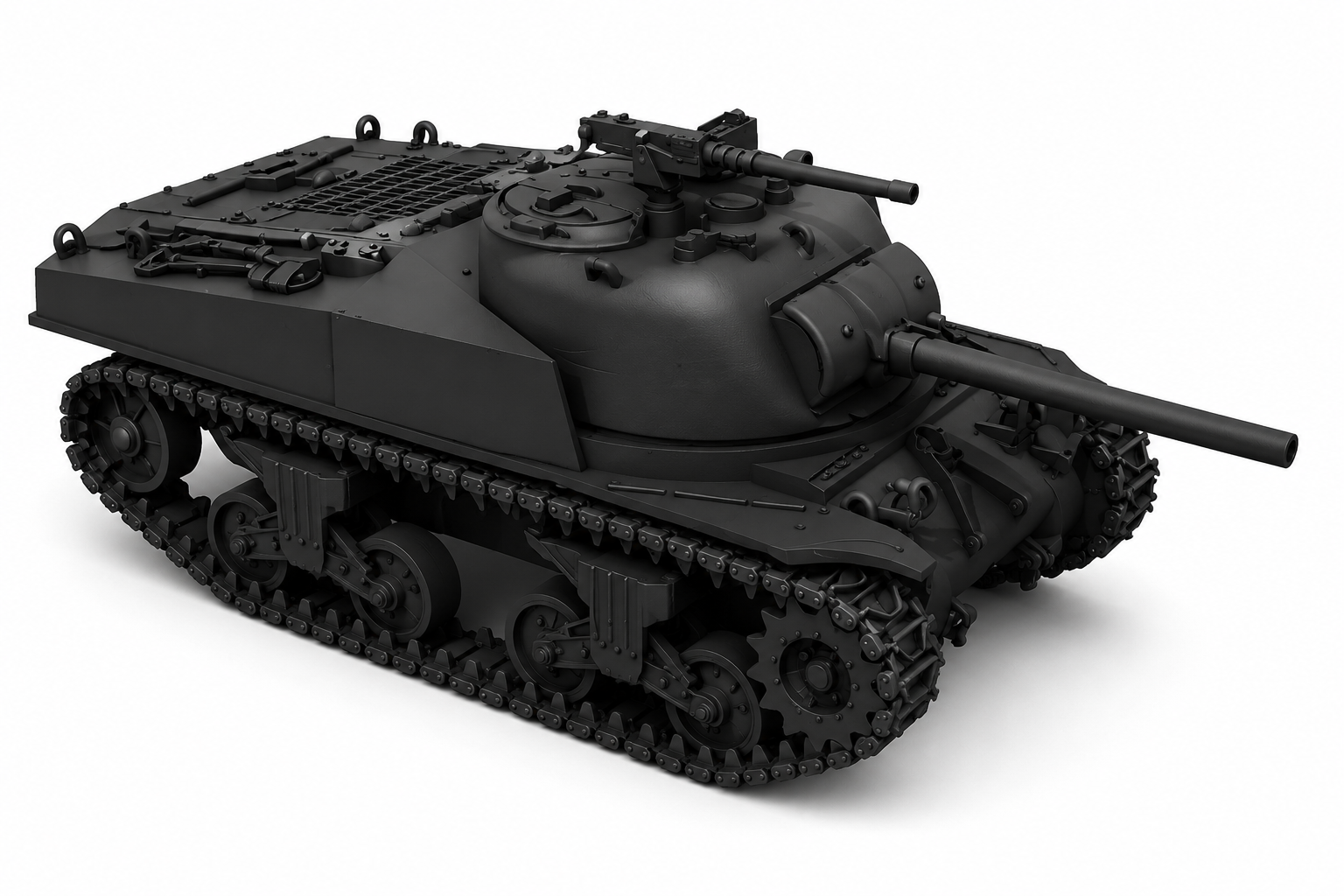 SSMODEL 1/350 M3 Shrmn US fictional light tank resin model kit TSS3500485 — detail view 2