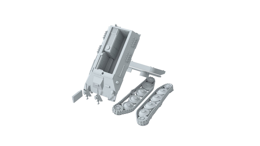 SSMODEL 1/350 Vollkettenaufklarer 38(t) Katzchen tank Resin Model Kit TSS3500188