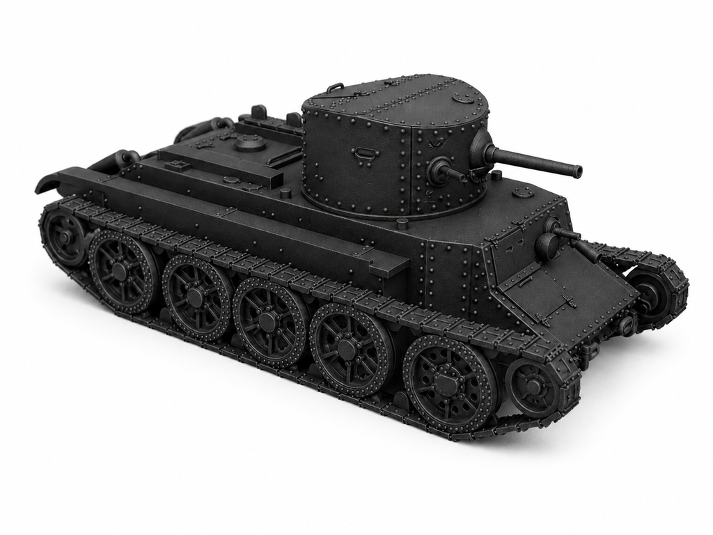 SSMODEL 1/350 BT-2 N.M. Toskin Soviet medium tank Resin Model Kit TSS3500096