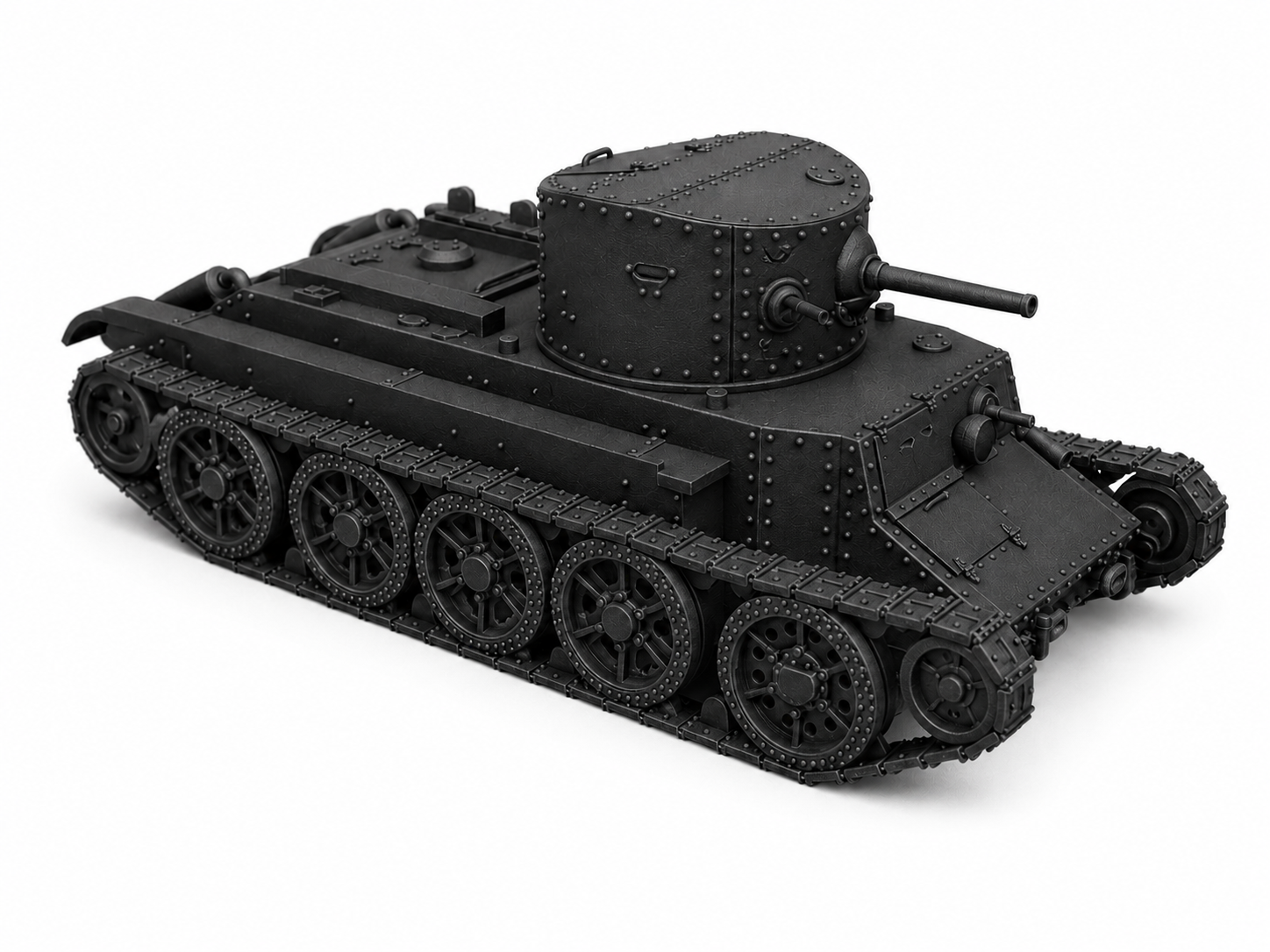 SSMODEL 1/350 BT-2 N.M. Toskin Soviet medium tank Resin Model Kit TSS3500096 — detail view 2