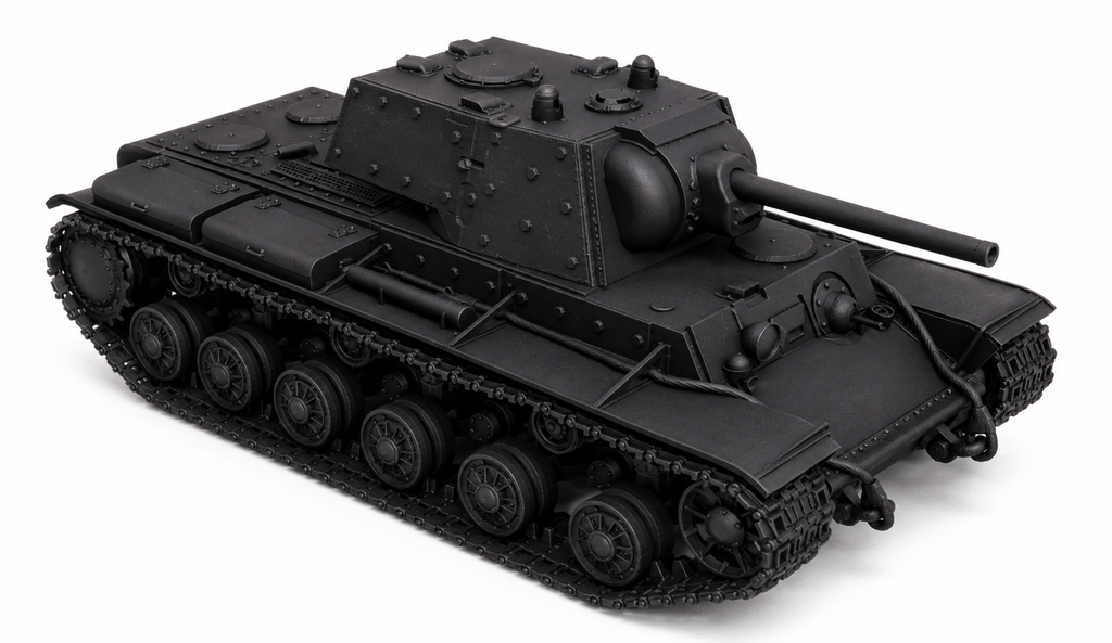 SSMODEL 1/350 KV-1 (late LKZ) Soviet heavy tank resin model kit TSS3500139