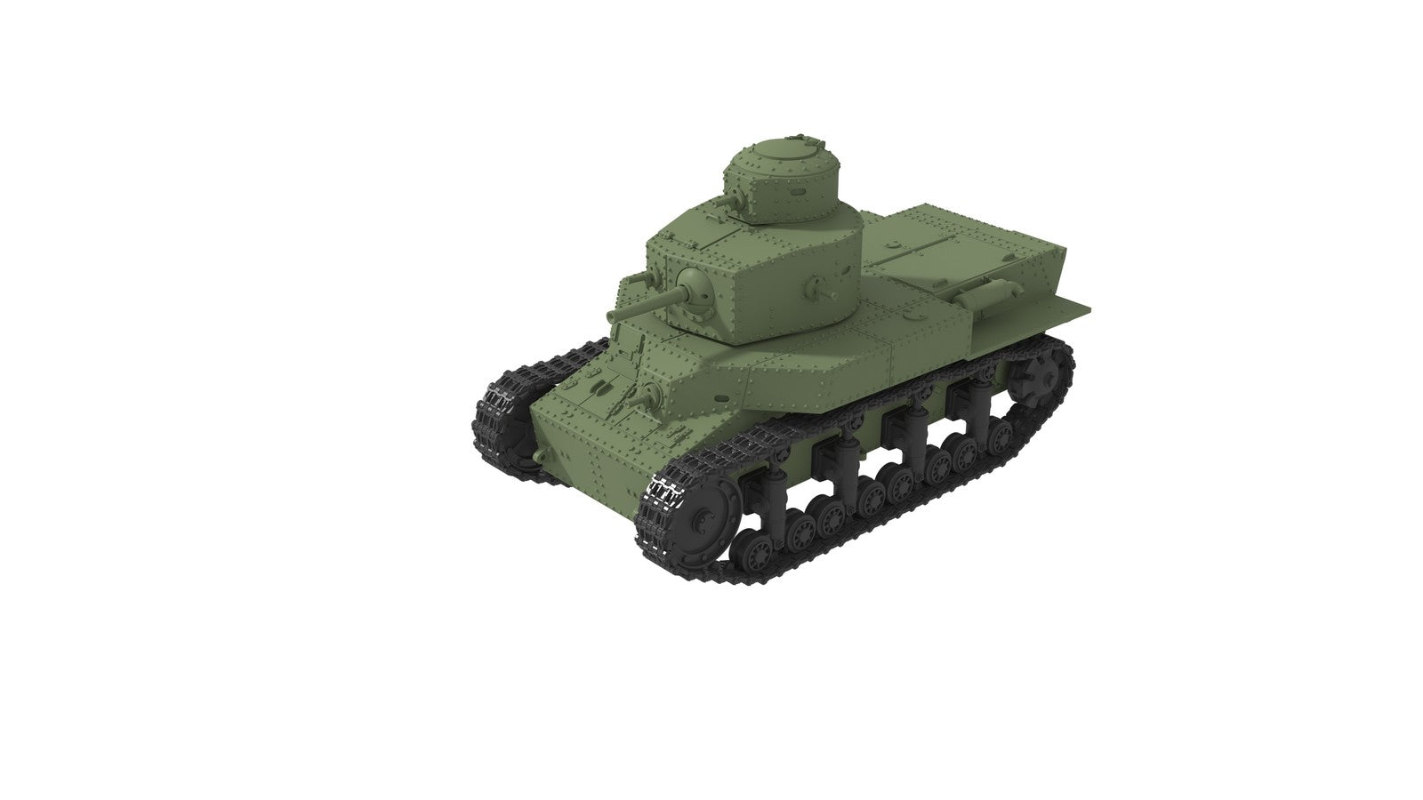 SSMODEL 1/350 T-24 Soviet Interwar Medium Tank Resin MODEL KIT TSS3500007 — detail view 7