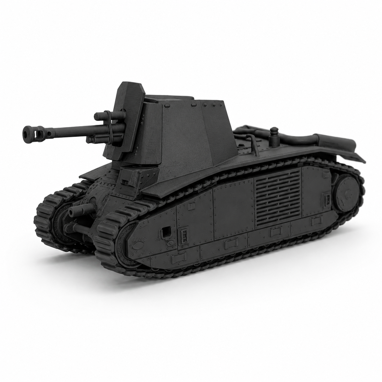 SSMODEL 1/200 10.5cm leFH18/3 Geschutzwagen B2 Tank Resin MODEL KIT TSS2000738 — scale model kit