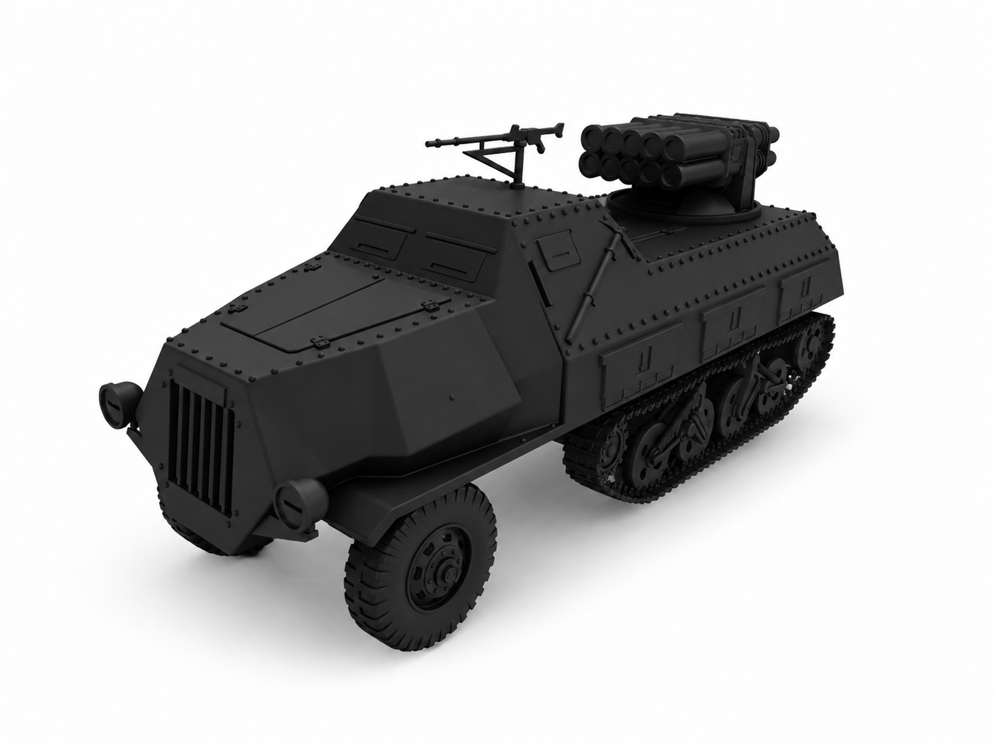 SSMODEL 1/56 15cm Panzerwerfer 42 Sd.Kfz.4/1 Resin MODEL KIT TSS0561434 — scale model kit