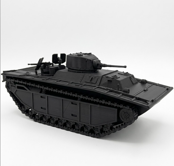 SSMODEL 1/100 LVT(A)-1 Amtrack (Amphibious, US, WW2) Resin Model Kit TSS1000865