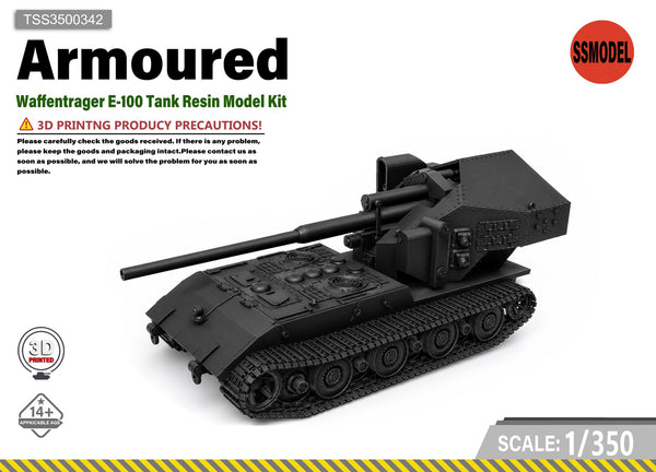 SSMODEL 1/350 Waffentrager E-100 Tank Resin Model Kit TSS3500342