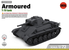 SSMODEL 1/72 T-70 Tank Resin Model Kit TSS0720048