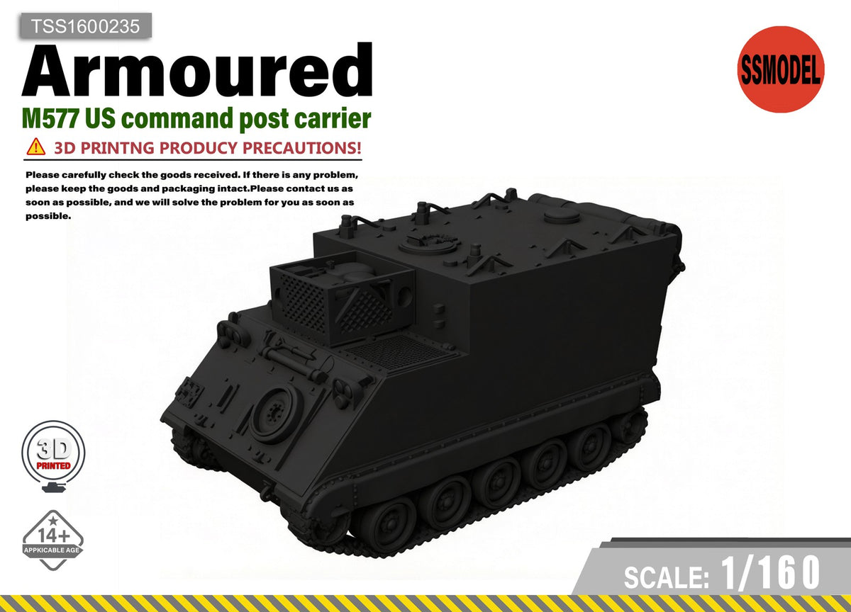 SSMODEL 1/160 M577 US Command Post Vehicle Tank Resin MODEL KIT TSS1600235