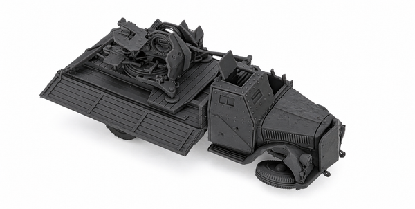 SSMODEL 1/32 1/35 1/48  3t with FLAK38 20mm with armored cab Tank MODEL TSS0652
