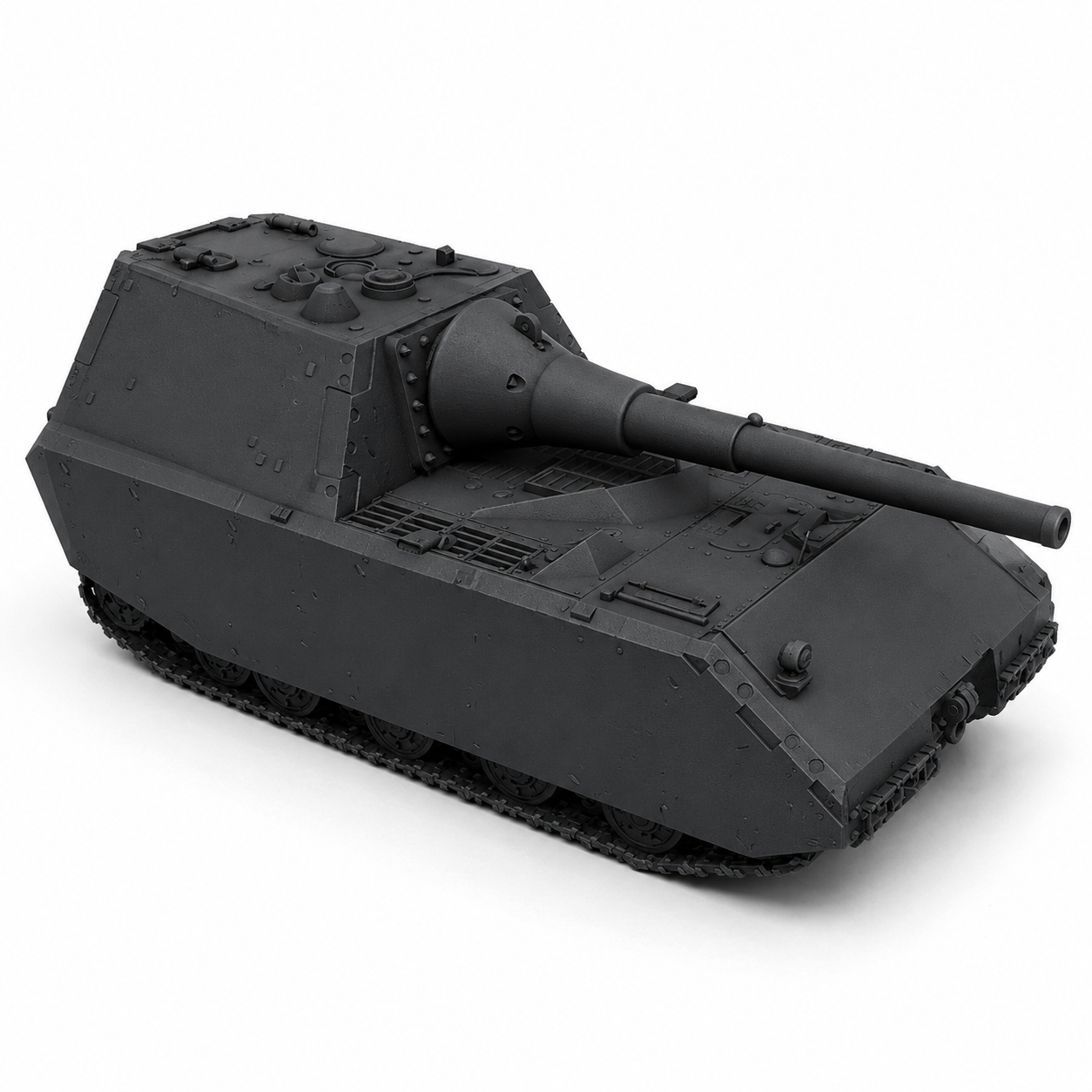 SSMODEL 1/350 Jagdpanzer Maus tank Resin MODEL KIT TSS3500507 — detail view 2