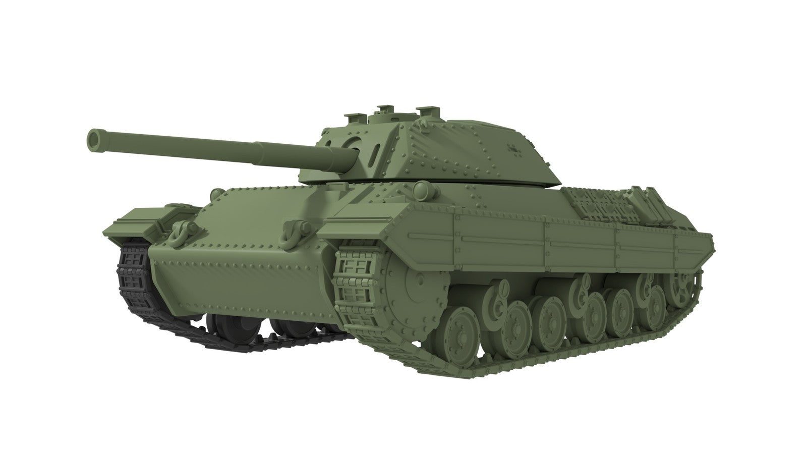 SSMODEL 1/700 CarroArmato Pesante P43ter Italian tank resin model kit TSS7000482 — detail view 4