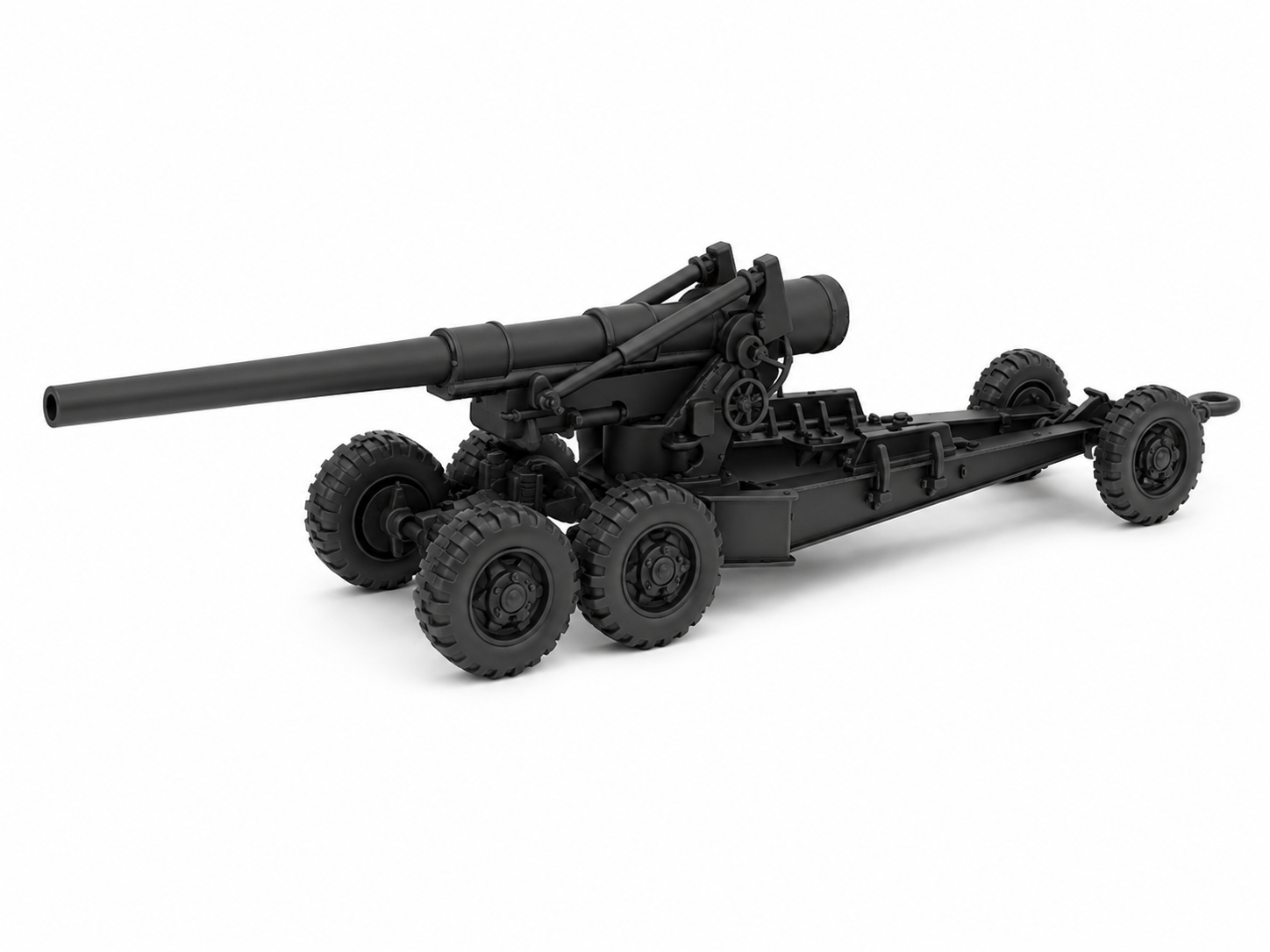 SSMODEL 1/144 155mm Gun M1 Long Tom USA Resin MODEL KIT TSS1440789 — scale model kit