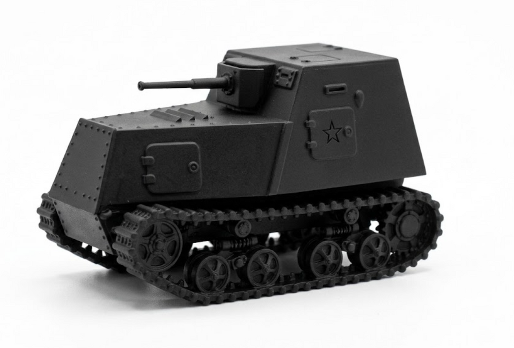 SSMODEL 1/56 WWII KhTZ-16 Tractor Tank Improvised Resin Model Kit TSS0561253