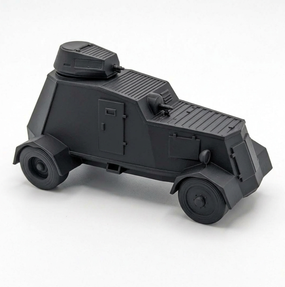 SSMODEL 1/100 Spanish Civil War UNL-35 Armoured Car Resin Model Kit TSS1001046