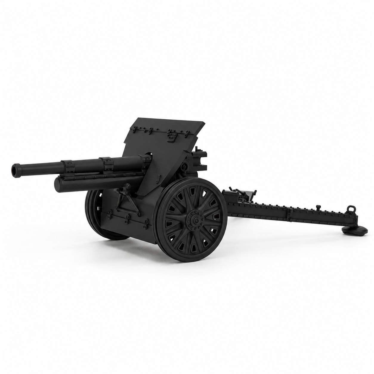 SSMODEL 1/56 10.5cm Haubits m/40 howitzer Sweden Tank Resin Model Kit TSS0560735 — scale model kit