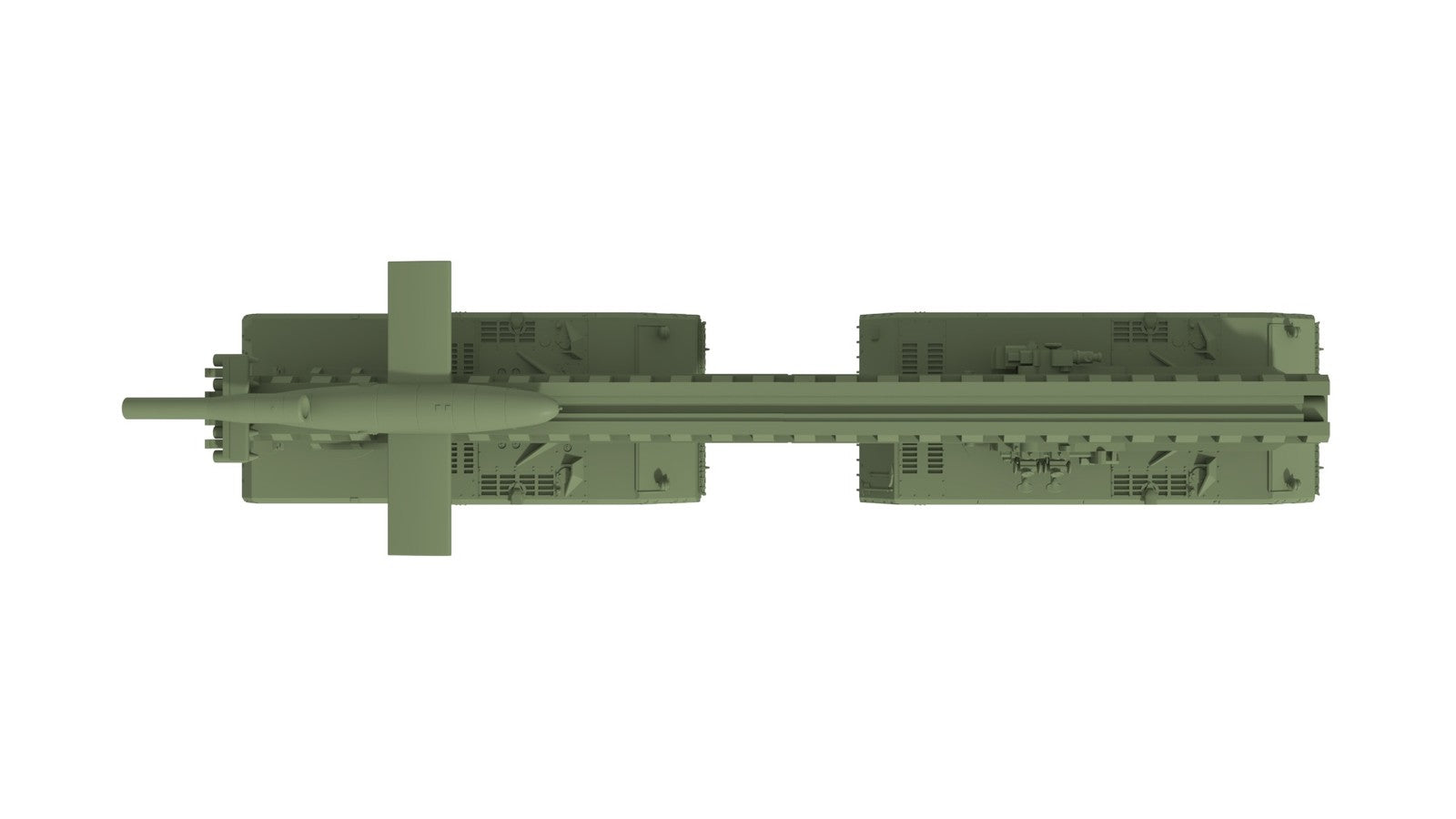 SSMODEL 1/350 V-1 auf Maus Ausf.B German missile resin model kit TSS3500331 — detail view 6