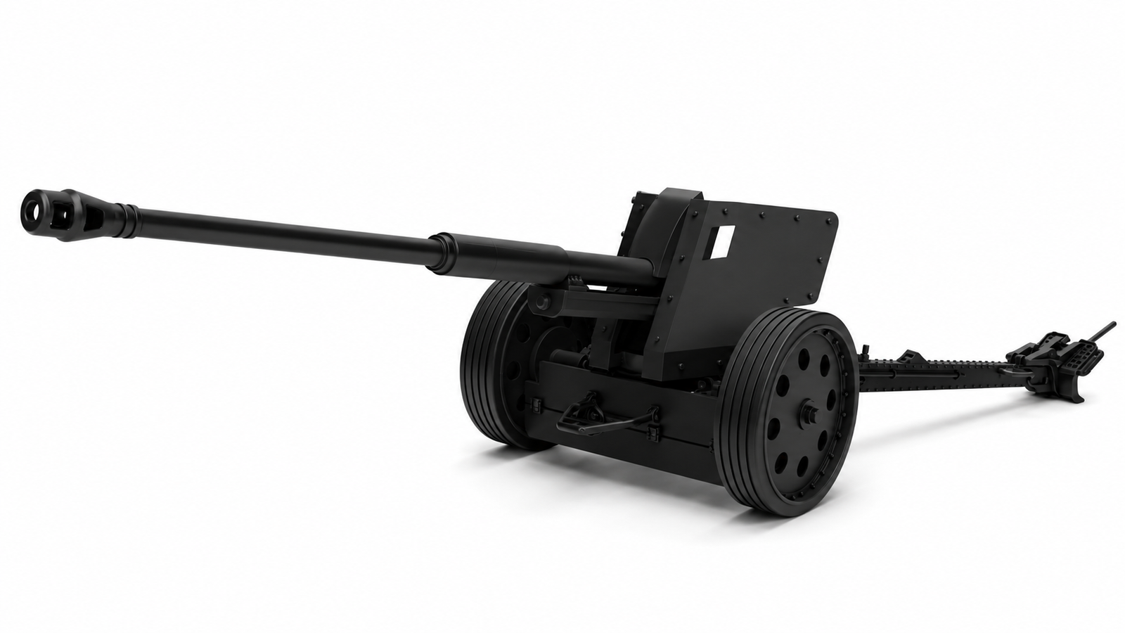 SSMODEL 1/200 Pak 43/41 8.8cm Pak 43 Scheuntor Resin MODEL KIT TSS2001514 — scale model kit