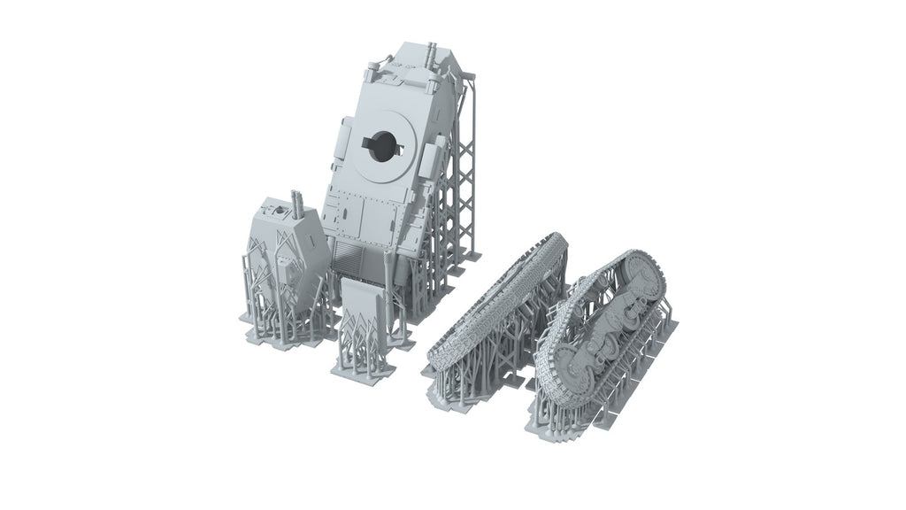 SSMODEL 1/350 Straussler V-4 tank Resin Model Kit TSS3500252