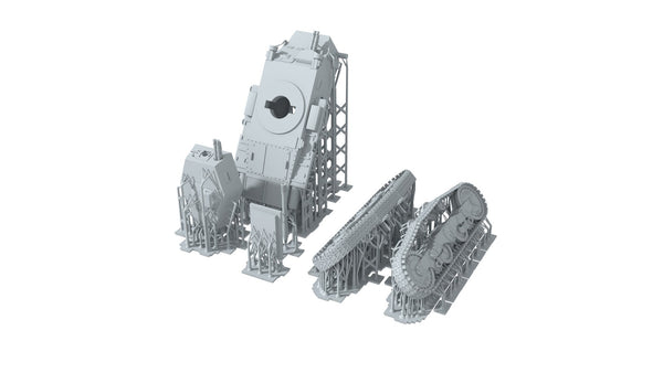 SSMODEL 1/350 Straussler V-4 tank Resin Model Kit TSS3500252