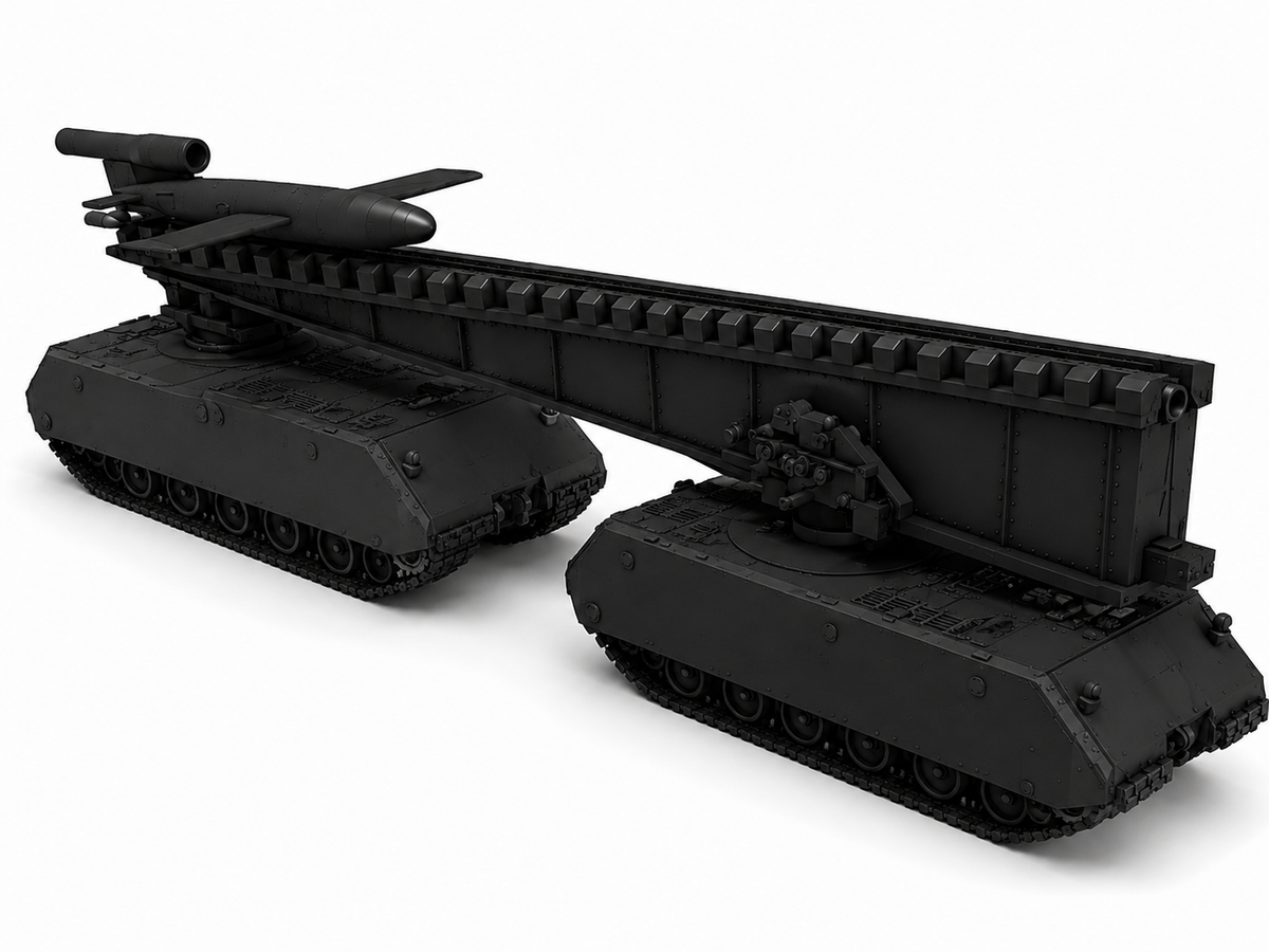 SSMODEL 1/144 Rheintochter Maus What-If Concept AFV Display Model Kit TSS1440338