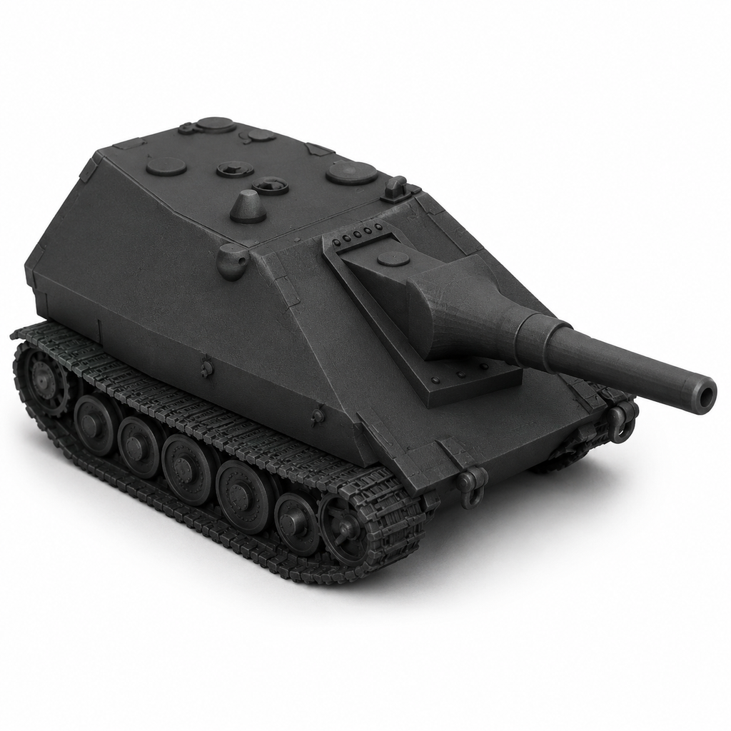 SSMODEL 1/350 Jagdpanzer E-100 Krokodil tank Resin MODEL KIT TSS3500502