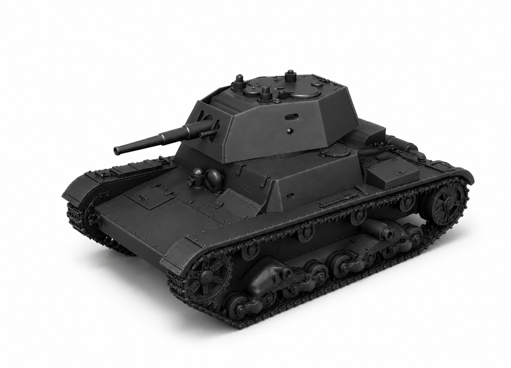 SSMODEL 1/700 T-26E v2 Soviet light tank Resin Model Kit TSS7000066