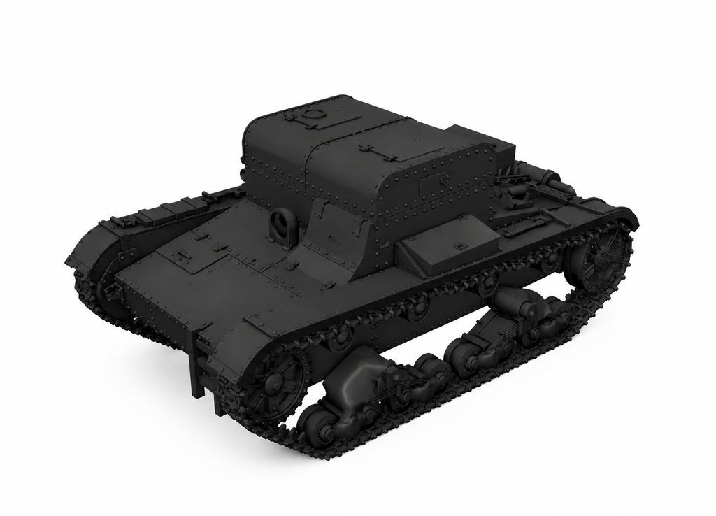 SSMODEL 1/350 T-26T tank Resin Model Kit TSS3500079