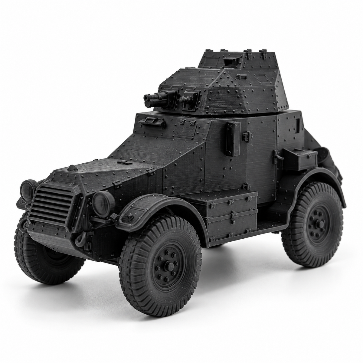 SSMODEL 1/32 1/35 1/48 1/64 WWII French 165 Armored Car Resin Model Kit TSS1219 — detail view 5
