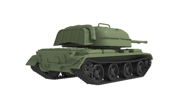 SSMODEL 1/350 ZSU-57-2 Soviet coldwar mobile AA-gun Resin Model Kit TSS3500284
