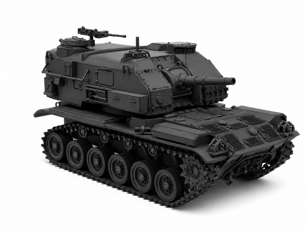SSMODEL 1/56 M52 105mm SPH US+Germany Cold war Tank Resin MODEL KIT TSS0560671