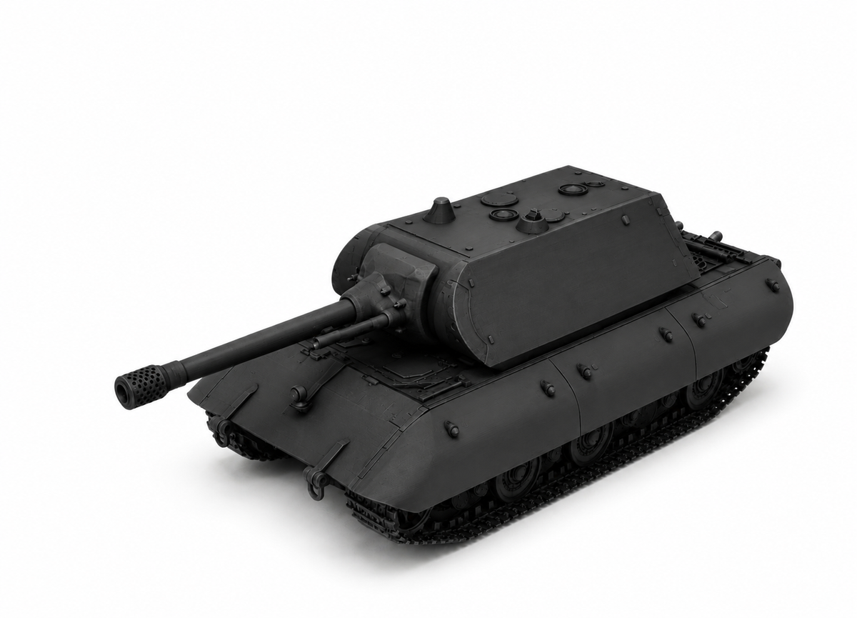 SSMODEL 1/160 E-100 tank Resin Model Kit TSS1600180 — detail view 2