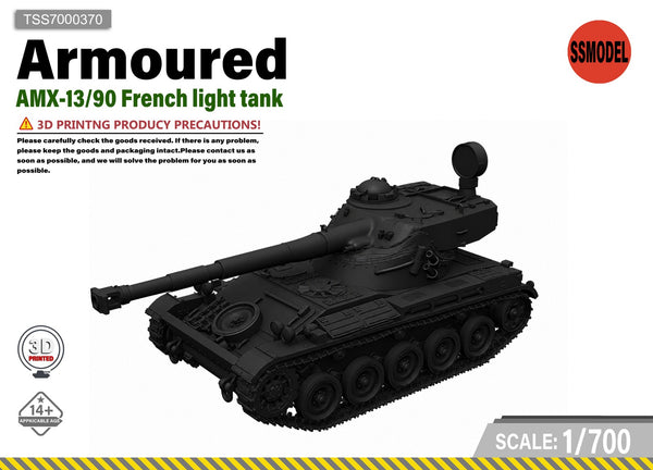 SSMODEL 1/700 AMX-13/90 French Light Tank Resin Model Kit TSS7000370