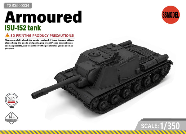SSMODEL 1/350 ISU-152 Tank Resin Model Kit TSS3500034