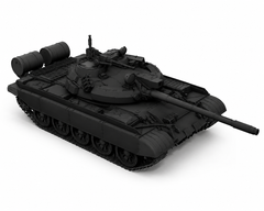 SSMODEL 1/87 T-55AM2 East Germany and Czhechoslovak medium tank resin model kit