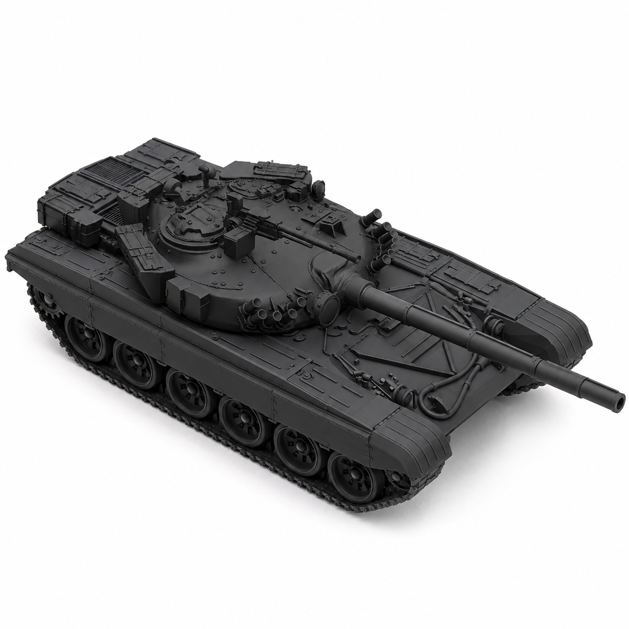 SSMODEL 1/350 T-72A tank Resin Model Kit TSS3500300 — detail view 2