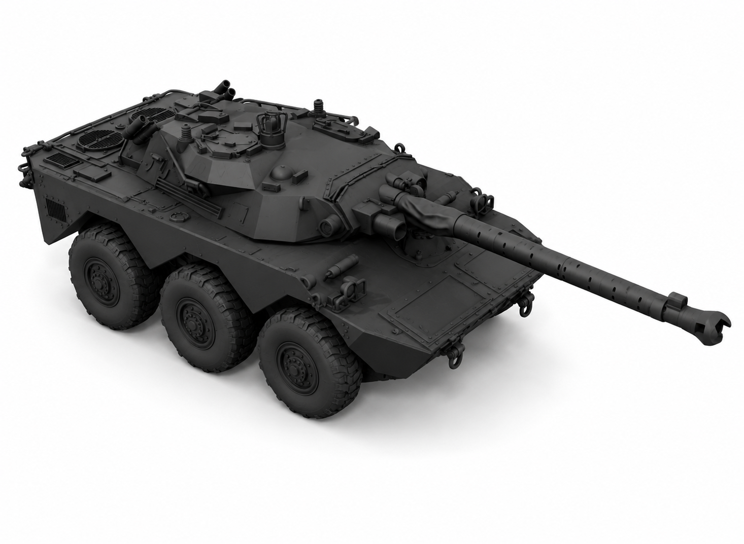 SSMODEL 1/350 AMX-10 RC French Armoured Fighting Tank Resin Model Kit TSS3500354 — detail view 2