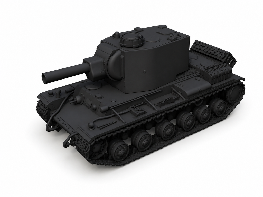 SSMODEL 1/350 Pz.Kpfw. KW II 754 (r) tank Resin Model Kit TSS3500179