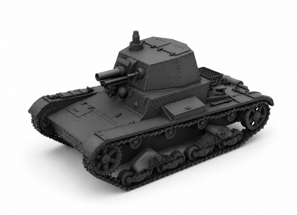 SSMODEL 1/350 T-26 with N.I. Dyrenkov turret Resin Model Kit TSS3500054
