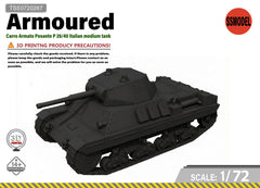 SSMODEL 1/72 Carro Armato P26/40 Italian medium tank Resin Model Kit TSS0720267