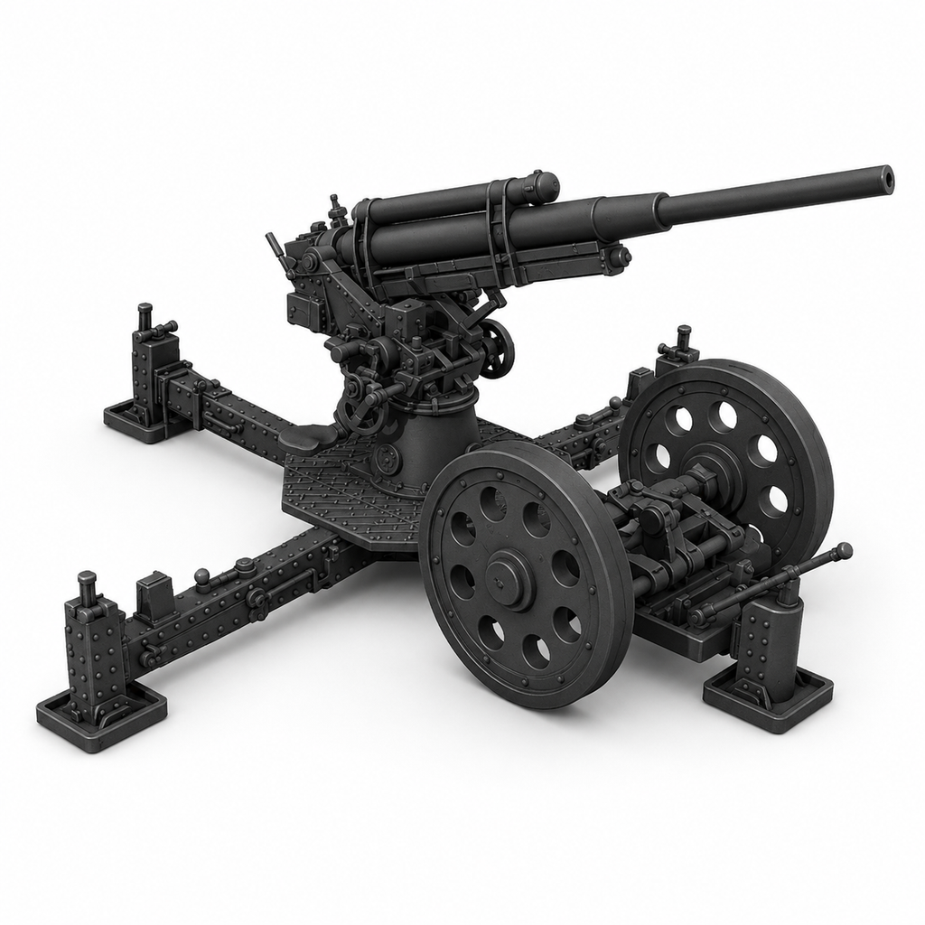 SSMODEL 1/350 76 mm air defense M1931 (3-K) Resin MODEL KIT TSS3500433