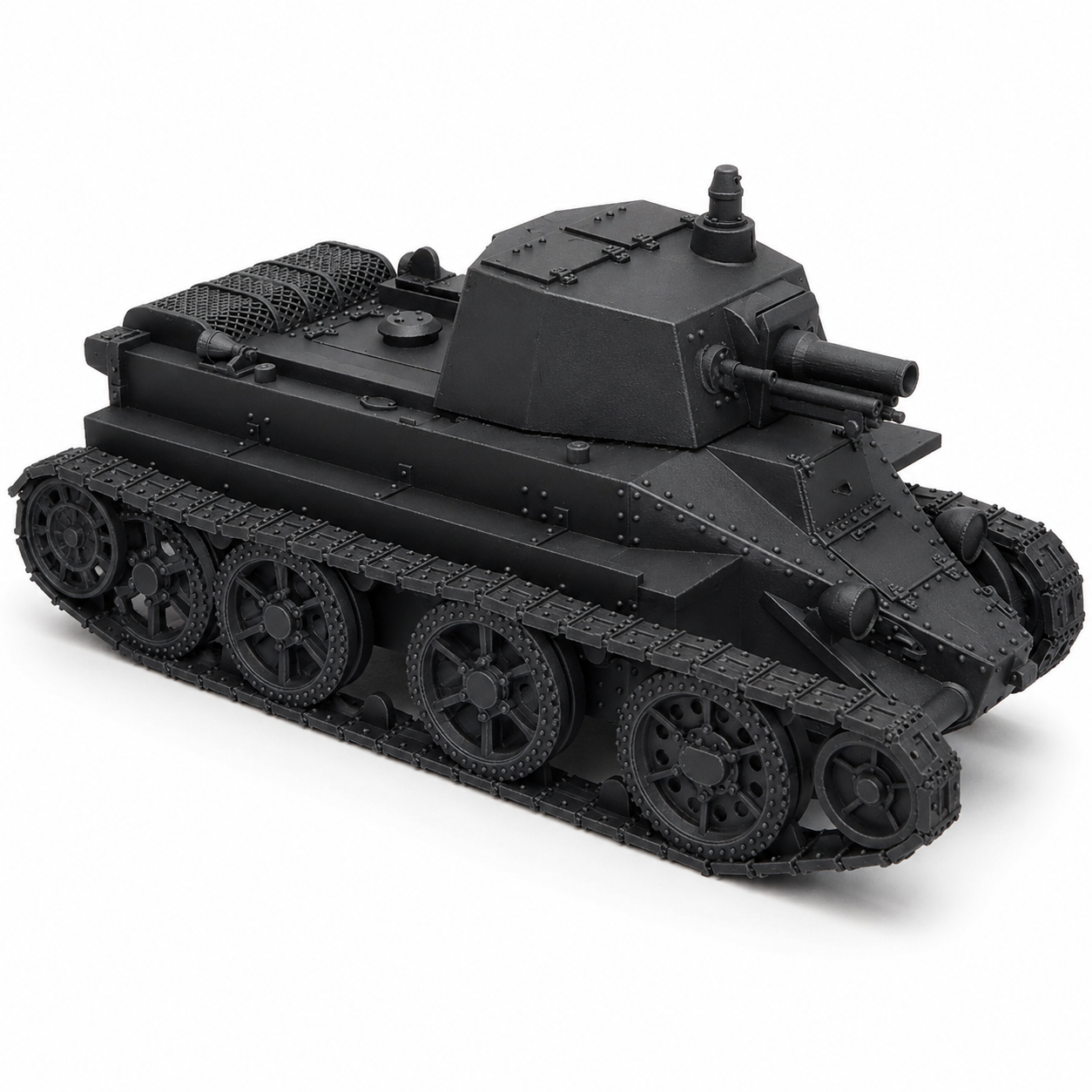 SSMODEL 1/350 D-38 Soviet experimental light tank Resin Model Kit TSS3500159 — detail view 2