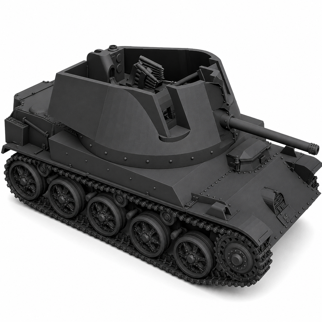 SSMODEL 1/700 40M Nimrod tank Resin Model Kit TSS7000255 — detail view 2