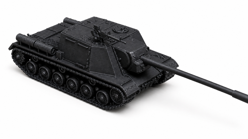 SSMODEL 1/700 ISU-122BM (ISU-122-1) Tank Resin Model Kit TSS7000031
