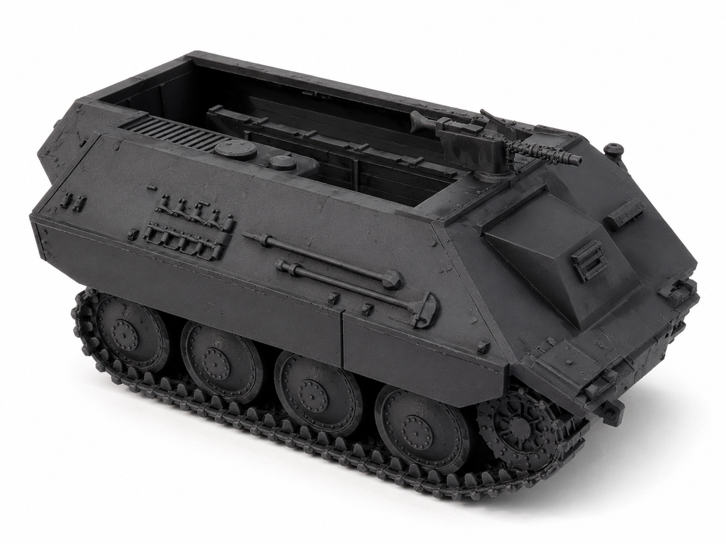 SSMODEL 1/350 Vollkettenaufklarer 38(t) Katzchen tank Resin Model Kit TSS3500188