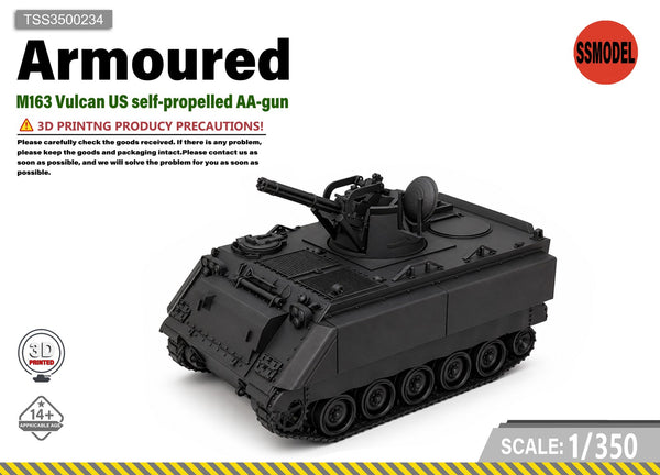 SSMODEL 1/350 M163 Vulcan AA Tank Resin MODEL KIT TSS3500234