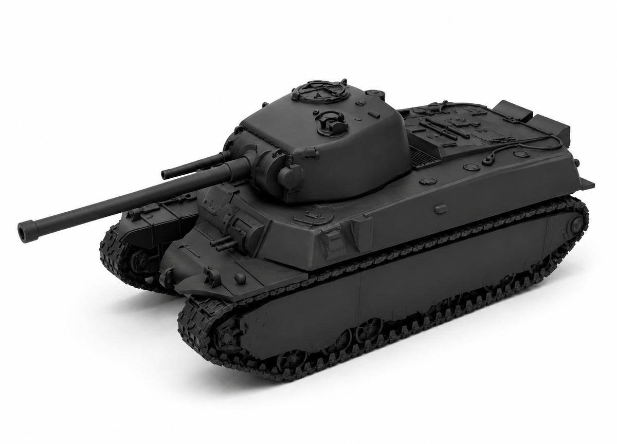 SSMODEL 1/144 M6 Heavy Tank Resin MODEL KIT TSS1440220 — detail view 2