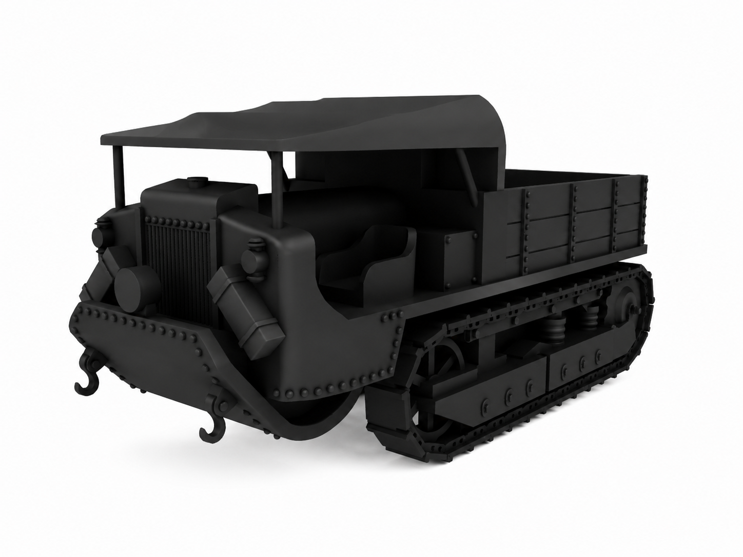 SSMODEL 1/56 CD Artillery Tractor Resin MODEL KIT TSS0561430 — scale model kit