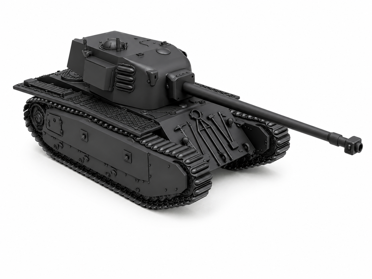 SSMODEL 1/700 ARL 44 French Postwar Heavy Tank Resin Model Kit TSS7000372 — detail view 2