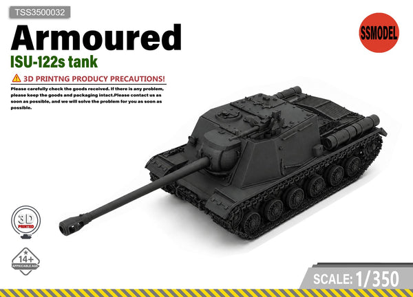 SSMODEL 1/350 ISU-122s Tank Resin Model Kit TSS3500032